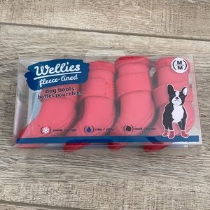 Wellies Fleece-Lined Dog Boots Size M